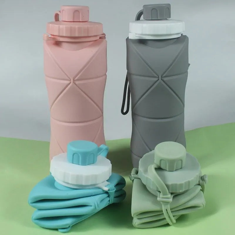 Collapsible Silicone Water Bottle