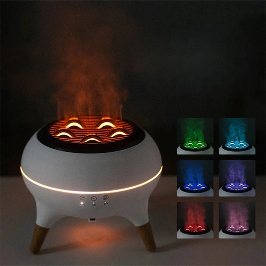 Dynamic Jellyfish LED Humidifier with Remote & Aromatherapy Diffuser