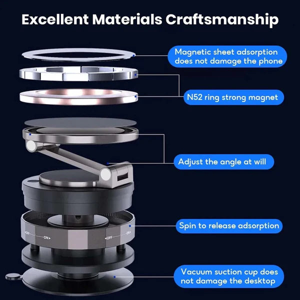 360° Adjustable Magnetic Mobile Phone Holder