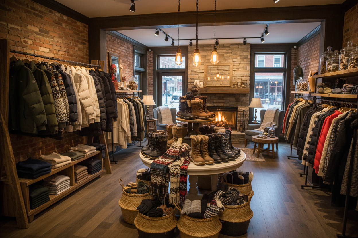 all range of winter clothing